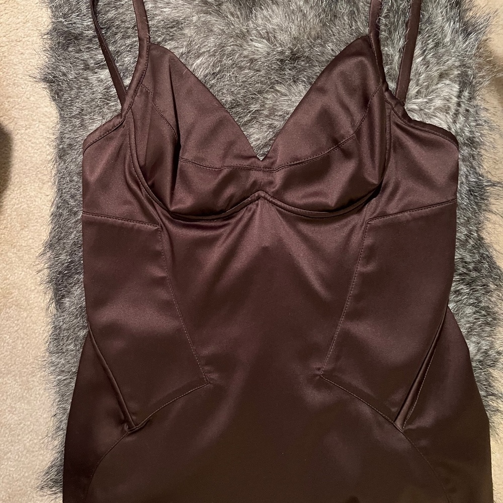 Just Cavalli brown corset top!